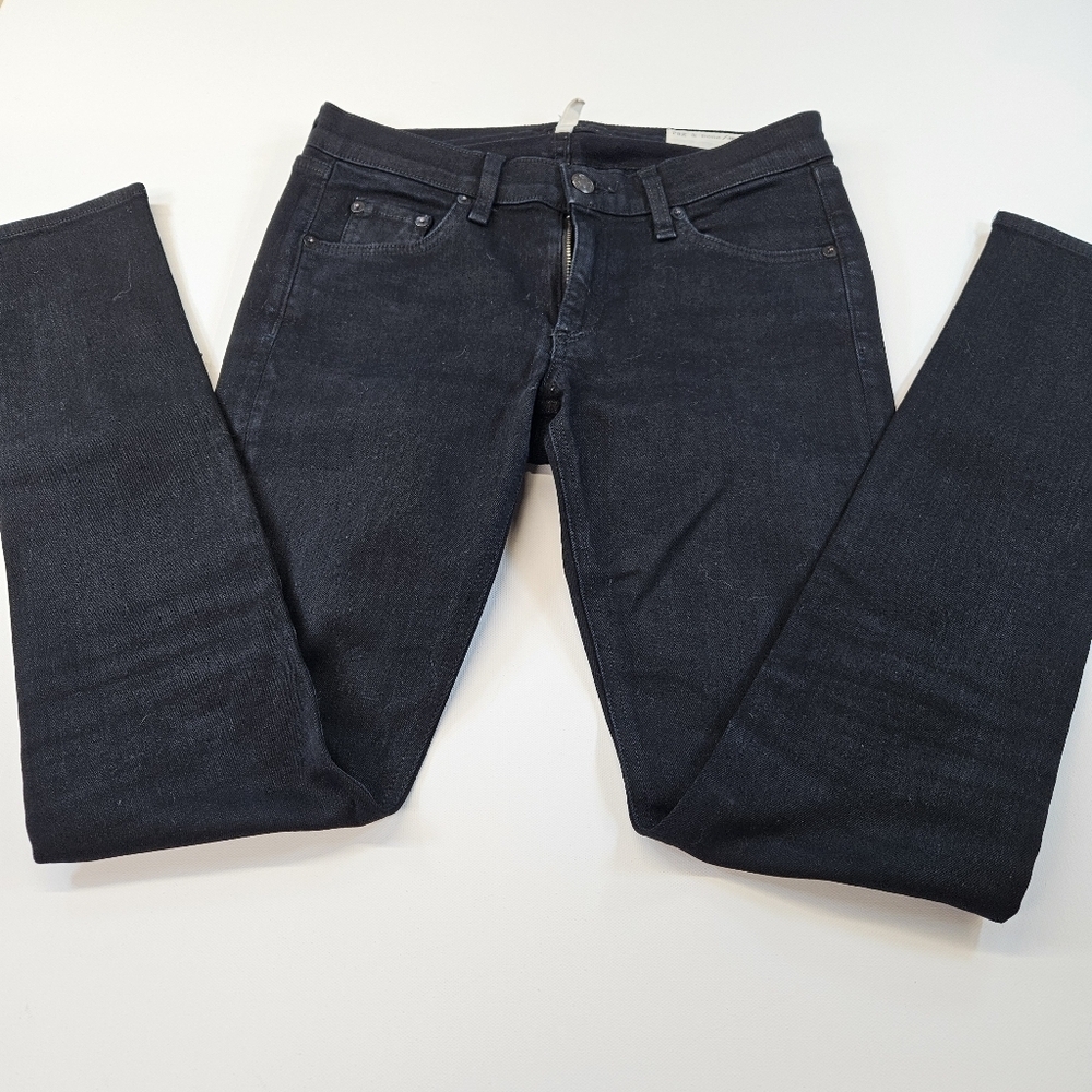 Rag and Bone Jeans Womens 28 Black High Rise Ankle Skinny